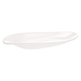 Oval platter - white